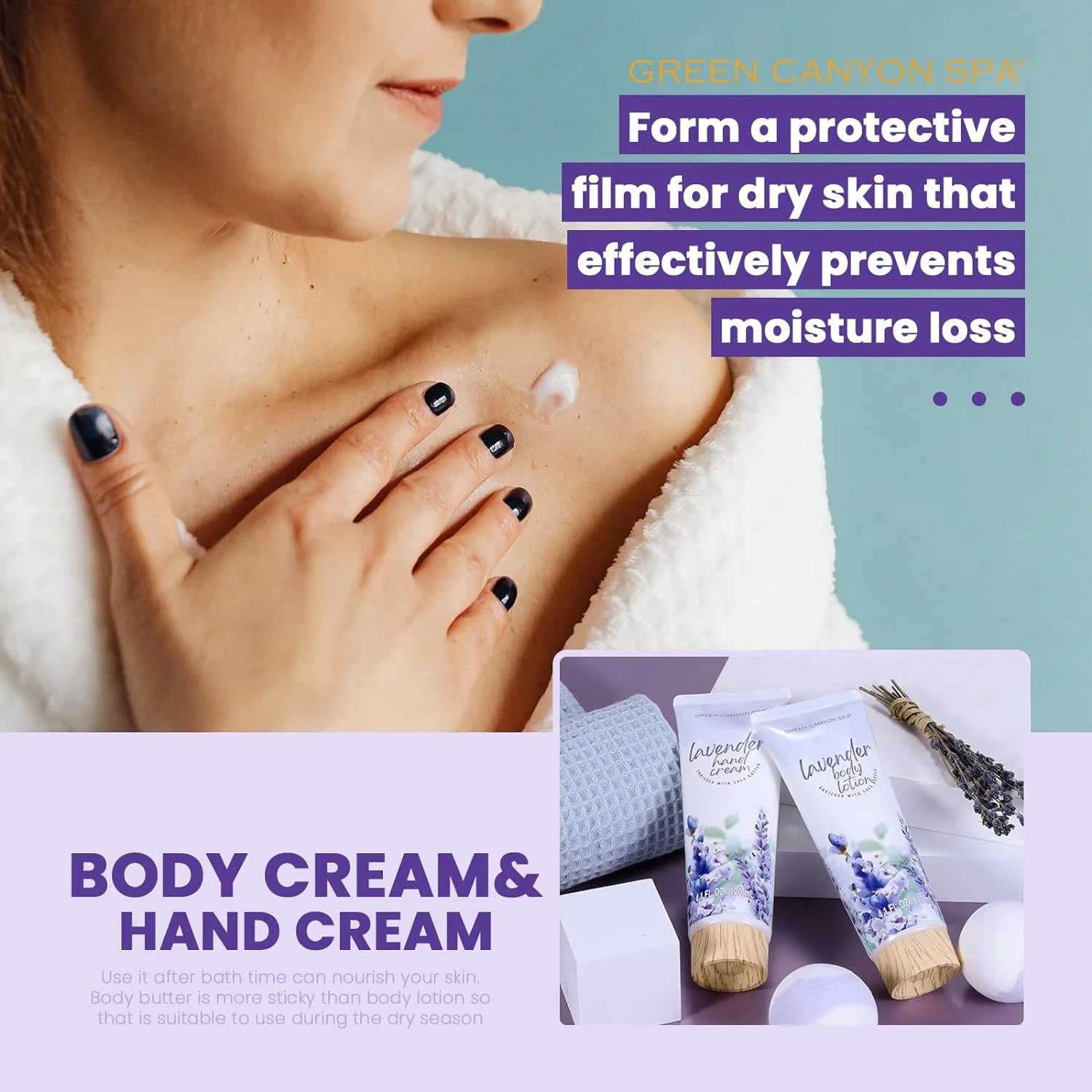 Christmas Bath Gift Sets for Women, 11Pcs Lavender Spa Baskets Gift Kits, Relaxing Holiday Birthday Gifts for Mom Her